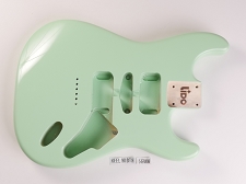 BLEM - Lido ST Hardtail Double cutaway Body Solid Poplar Surf Green